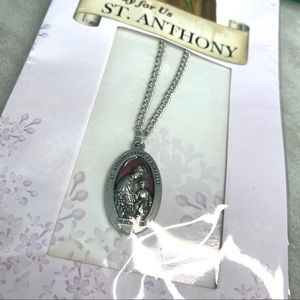 St Anthony Pendant Necklace, Christian